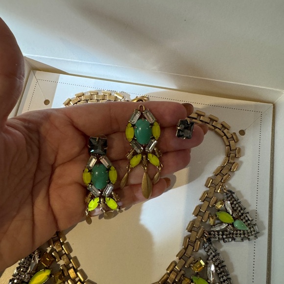 Stella & Sot Set-Necklace, matching bracelet, earrings (2 in 1) multi coloured - Picture 5 of 8